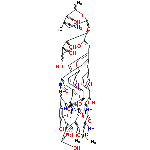 萬古霉素cdP-1結(jié)構(gòu)式_55598-85-1結(jié)構(gòu)式
