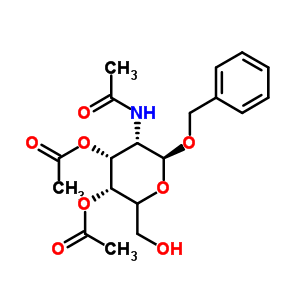 Benzyl 2-acetamido-3,4-di-o-acetyl-2-deoxy-alpha-d-galactopyranoside Structure,55652-76-1Structure