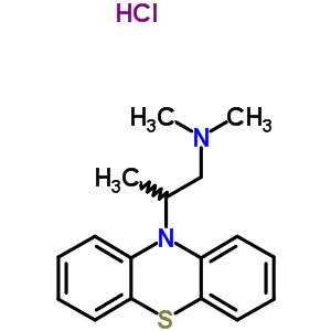 Iso promethazine hydrochloride Structure,5568-90-1Structure