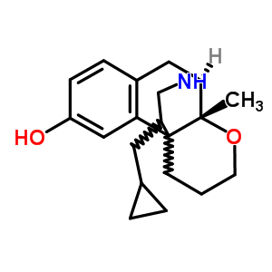 (9R,10r)-15-(cyclopropylmethyl)-10-methyl-11-oxa-17-azatetracyclo[7.5.3.01,10.0(2,7)]heptadeca-2,4,6-trien-4-ol Structure,56420-47-4Structure