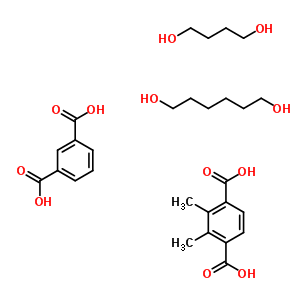 1,3-Benzenedicarboxylic acid, polymer with 1,4-butanediol, dimethyl 1,4-benzenedicarboxylate and 1,6-hexanediol Structure,56529-00-1Structure