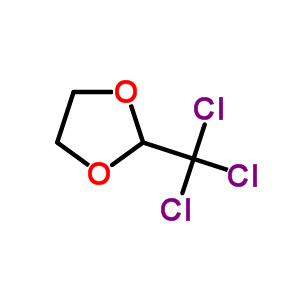 2-(Trichloromethyl)-1,3-dioxolane Structure,5660-66-2Structure