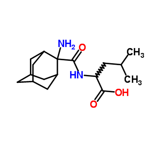 2-[(2-Aminoadamantane-2-carbonyl)amino]-4-methyl-pentanoic acid Structure,56643-59-5Structure