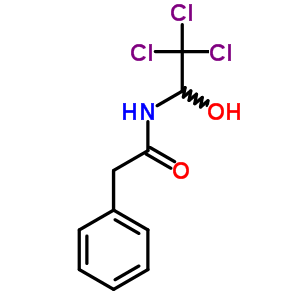 2-Phenyl-n-(2,2,2-trichloro-1-hydroxy-ethyl)acetamide Structure,56737-19-0Structure