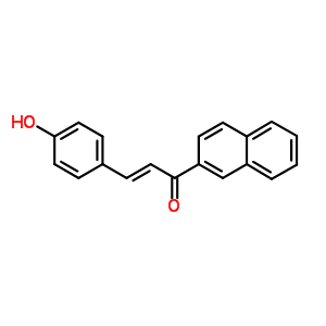 2-[3-(4-Hydroxyphenyl)acryloyl]naphthalene Structure,57221-63-3Structure