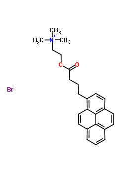 1-Pyrenebutyrylcholine Structure,57440-79-6Structure