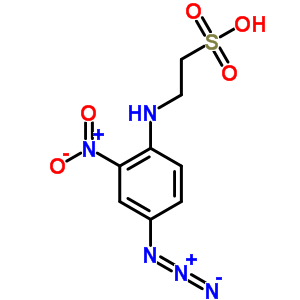 2-[(4-Azido-2-nitrophenyl)amino]ethanesulfonic acid Structure,57462-29-0Structure