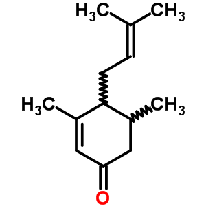 3,5-Dimethyl-4-(3-methylbut-2-enyl)cyclohex-2-en-1-one Structure,57523-94-1Structure