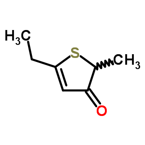 5-Ethyl-2-methyl-thiophen-3-one Structure,57556-03-3Structure