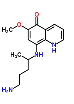 8-(5-Aminopentan-2-ylamino)-6-methoxy-1h-quinolin-5-one Structure,57695-07-5Structure