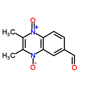 2,3-Dimethyl-4-oxido-1-oxo-quinoxaline-6-carbaldehyde Structure,57948-14-8Structure