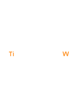 Tungsten titanium Structure,58397-70-9Structure