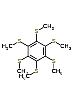 Hexakis(methylthio)benzene) Structure,58468-22-7Structure