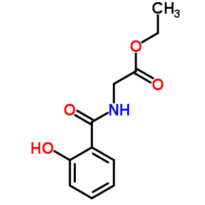 Ethyl 2-[(2-hydroxybenzoyl)amino]acetate Structure,5853-89-4Structure