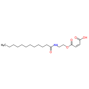 (Z)-2-丁烯二酸氫1-[2-[(1-氧代十二烷基)氨基]乙基]酯結(jié)構(gòu)式_5877-44-1結(jié)構(gòu)式