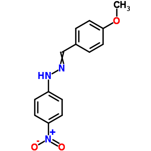 P-anisaldehyde, (4-nitrophenyl)hydrazone Structure,5880-63-7Structure