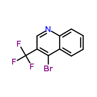 Quinoline, 4-bromo-3-(trifluoromethyl)- Structure,590371-97-4Structure