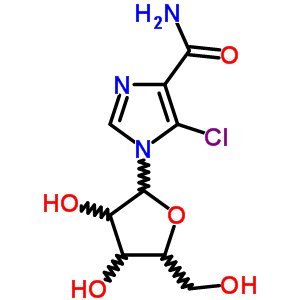 5-Chloro-1-[3,4-dihydroxy-5-(hydroxymethyl)oxolan-2-yl]imidazole-4-carboxamide Structure,59353-97-8Structure