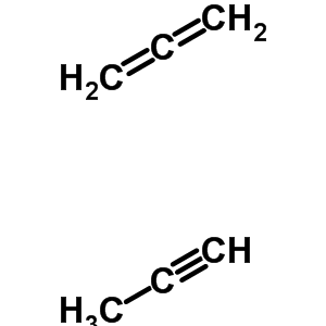 Propyne mixed with propadiene Structure,59355-75-8Structure