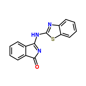 3-(Benzothiazol-2-ylamino)isoindol-1-one Structure,59548-35-5Structure