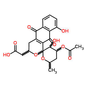 Griseusin b Structure,59554-12-0Structure