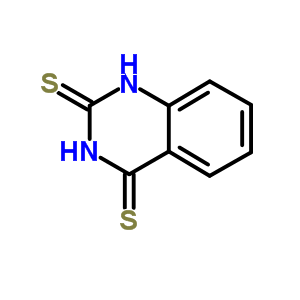 喹唑啉-2,4(1H,3H)-二硫酮結(jié)構(gòu)式_5993-69-1結(jié)構(gòu)式