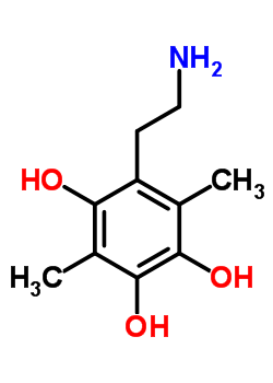 5-(2-Aminoethyl)-3,6-dimethyl-1,2,4-benzenetriol Structure,60059-12-3Structure