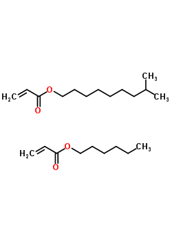 2-Propenoic acid, hexyl ester, polymer with isodecyl 2-propenoate Structure,60098-83-1Structure