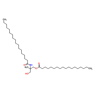 3-Hydroxy-2-methyl-2-(stearoylamino)propyl stearate Structure,60209-70-3Structure