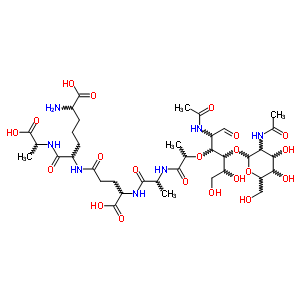 Disaccharide tetrapeptide Structure,60230-18-4Structure