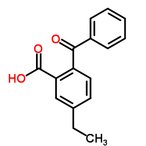 2-Benzoyl-5-ethyl-benzoic acid Structure,60270-84-0Structure