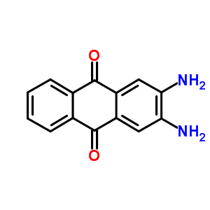 9,10-Anthracenedione,2,3-diamino- Structure,605-22-1Structure