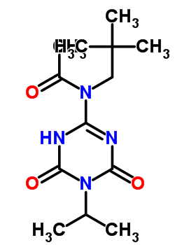 N-(2,2-dimethylpropyl)-n-[(1,4,5,6-tetrahydro-5-isopropyl-4,6-dioxo-1,3,5-triazin)-2-yl ]acetamide Structure,60501-32-8Structure