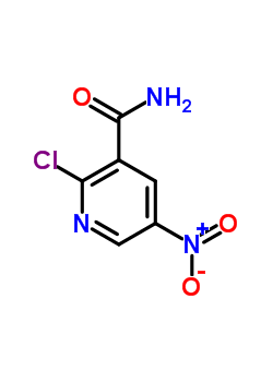 2-Chloro-5-nitro-3-pyridinecarboxamide Structure,60524-15-4Structure