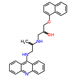 9-Aminoacridylpropranolol Structure,60566-40-7Structure