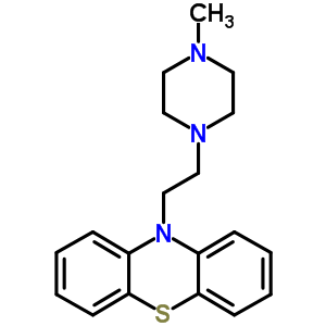 10-[2-(4-Methyl-1-piperazinyl)ethyl]-10h-phenothiazine Structure,60706-43-6Structure