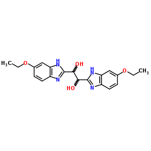 1,2-Bis(5-ethoxy-2-benzimidazolyl)-1,2-ethanediol Structure,60871-45-6Structure