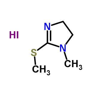 1-Methyl-2-(methylthio)-4,5-dihydro-1h-imidazole hydroiodide Structure,61076-89-9Structure