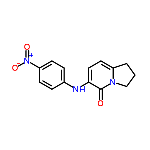 2,3-Dihydro-6-[(4-nitrophenyl)amino]-5(1h)-indolizinone Structure,612065-07-3Structure