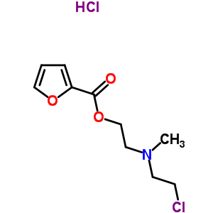 2-(2-Chloroethyl-methyl-amino)ethyl furan-2-carboxylate hydrochloride Structure,61435-43-6Structure