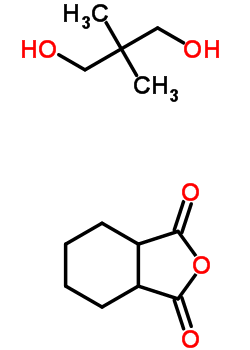 六氫-1,3-異苯并呋喃二酮與2,2-二甲基-1,3-丙二醇的聚合物結(jié)構(gòu)式_61505-09-7結(jié)構(gòu)式