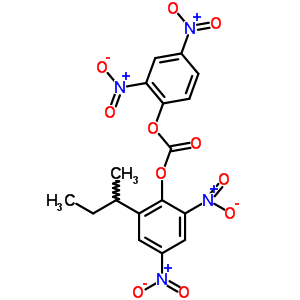 (2-Butan-2-yl-4,6-dinitro-phenyl) (2,4-dinitrophenyl) carbonate Structure,61614-62-8Structure