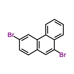 3,9-二溴菲結構式_61650-89-3結構式