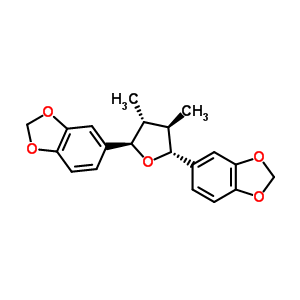 5-[(2R,3r,4r,5r)-5-benzo[1,3]dioxol-5-yl-3,4-dimethyl-oxolan-2-yl]benzo[1,3]dioxole Structure,61891-31-4Structure