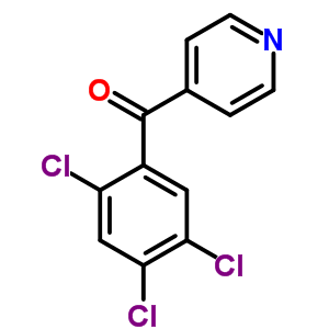 Methanone,4-pyridinyl(2,4,5-trichlorophenyl)- Structure,62246-99-5Structure