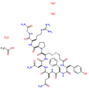 Desmopressin acetate trihydrate Structure,62357-86-2Structure