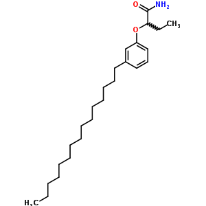 2-(3-Pentadecylphenoxy)butanamide Structure,62609-89-6Structure