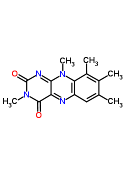 3,7,8,9,10-Pentamethylisoalloxazine Structure,62738-36-7Structure