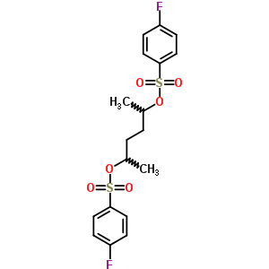 4-(((4-Fluorophenyl)sulfonyl)oxy)-1-methylpentyl 4-fluorobenzenesulfonate Structure,6278-64-4Structure