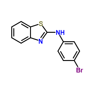 N-(4-bromophenyl)benzothiazol-2-amine Structure,6278-86-0Structure